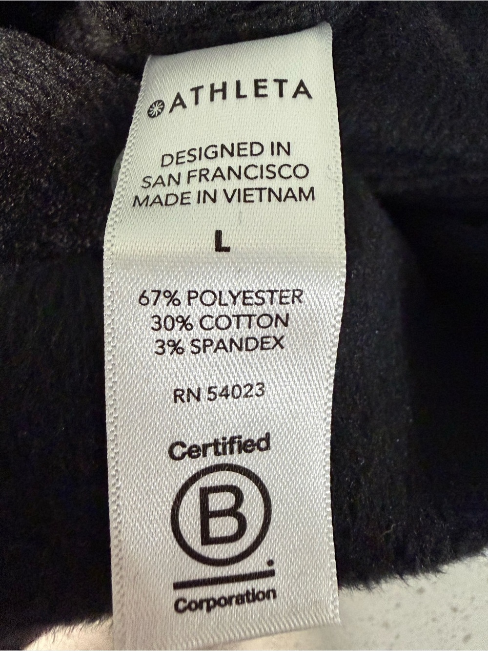 Athleta Black Long-Sleeve Midi Dress with Funnel Neck - Picture 7 of 8